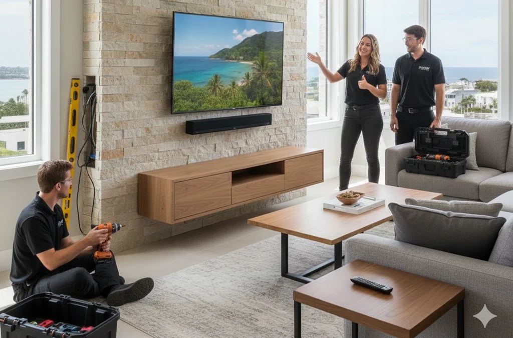 TV Wall Mount Installation - Aerials Up North