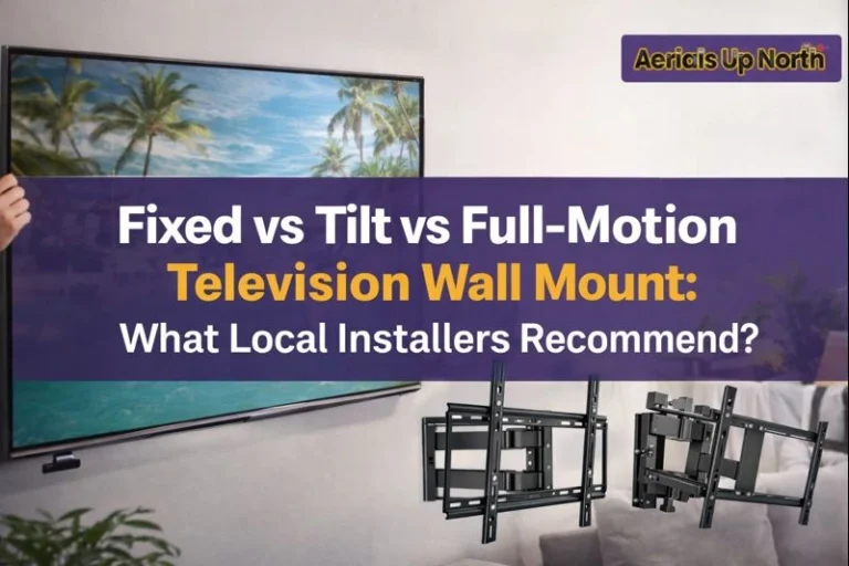 Television Wall Mount - Aerials Up North