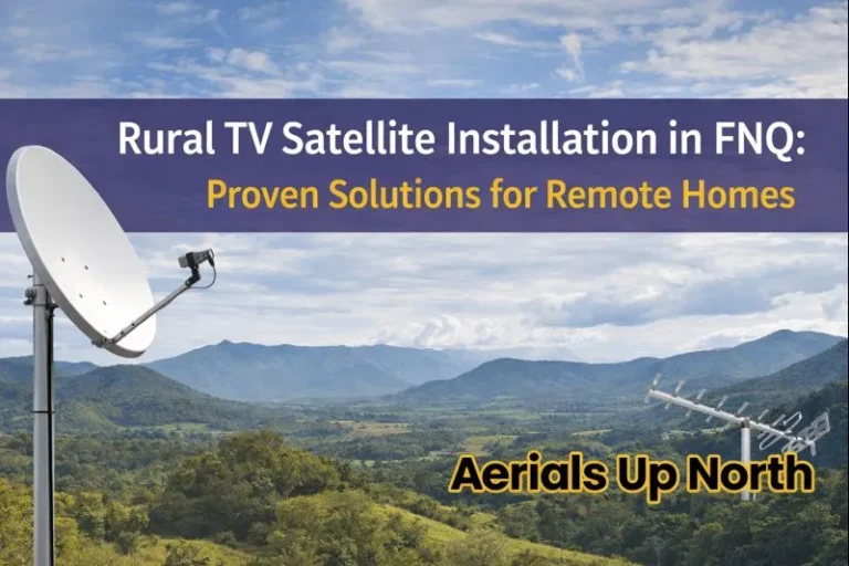 Rural TV Satellite Installation - Aerials Up North