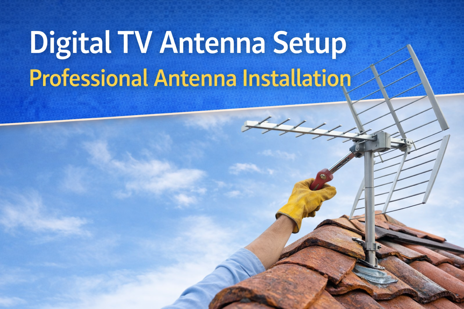 Digital TV Antenna Setup | Professional Antenna Installation