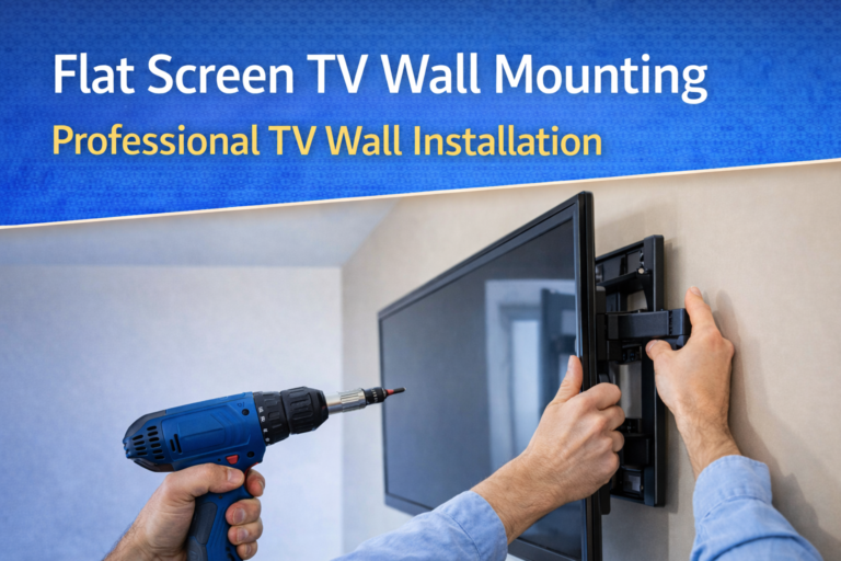 Flat Screen TV Wall Mounting | Professional TV Wall Installation