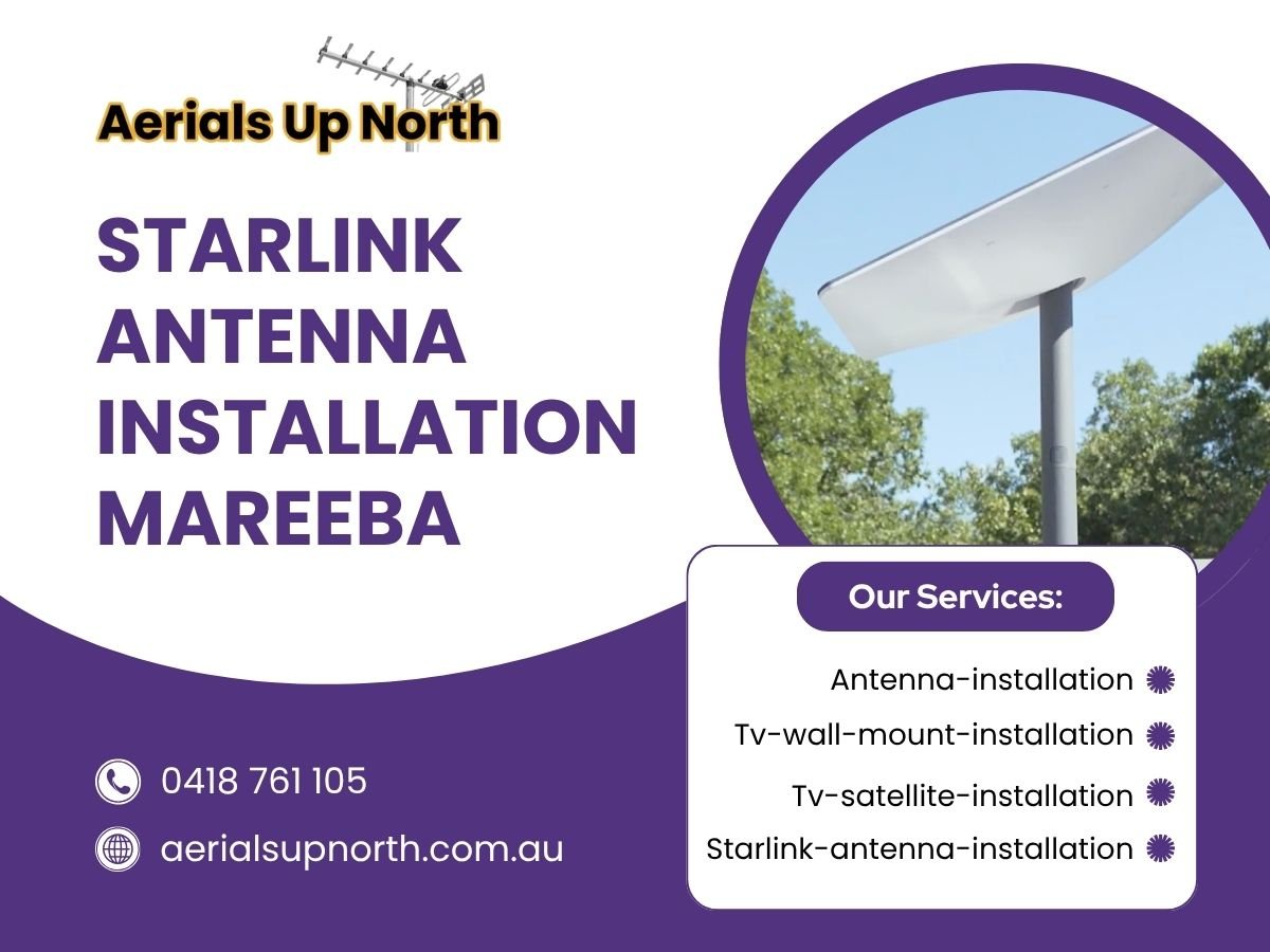 Starlink Antenna Installation Mareeba