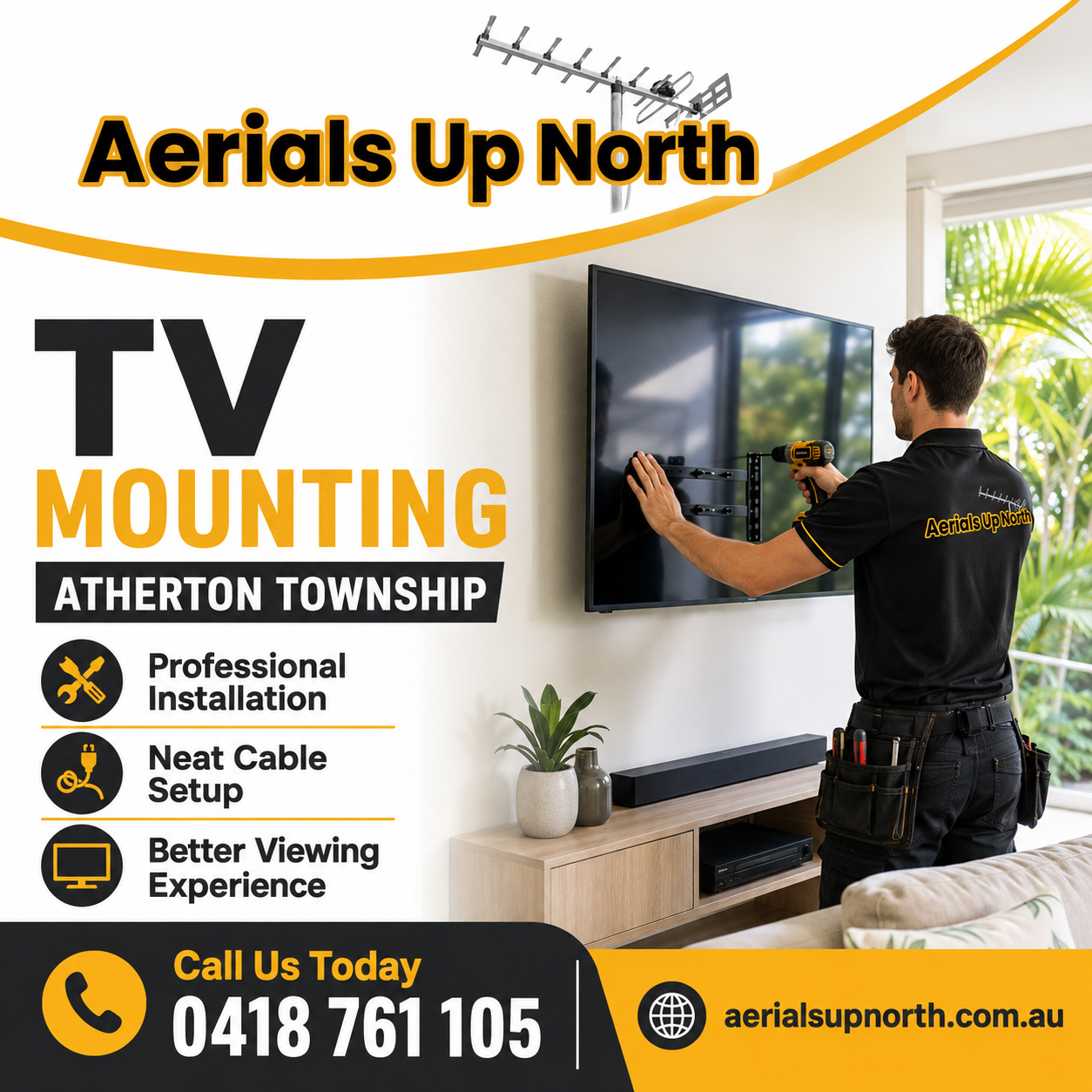 TV Mounting Atherton Township