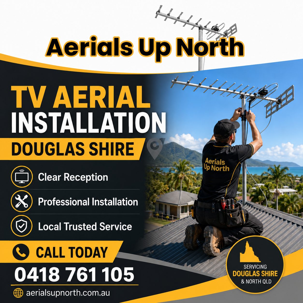 TV Aerial Installation Douglas Shire
