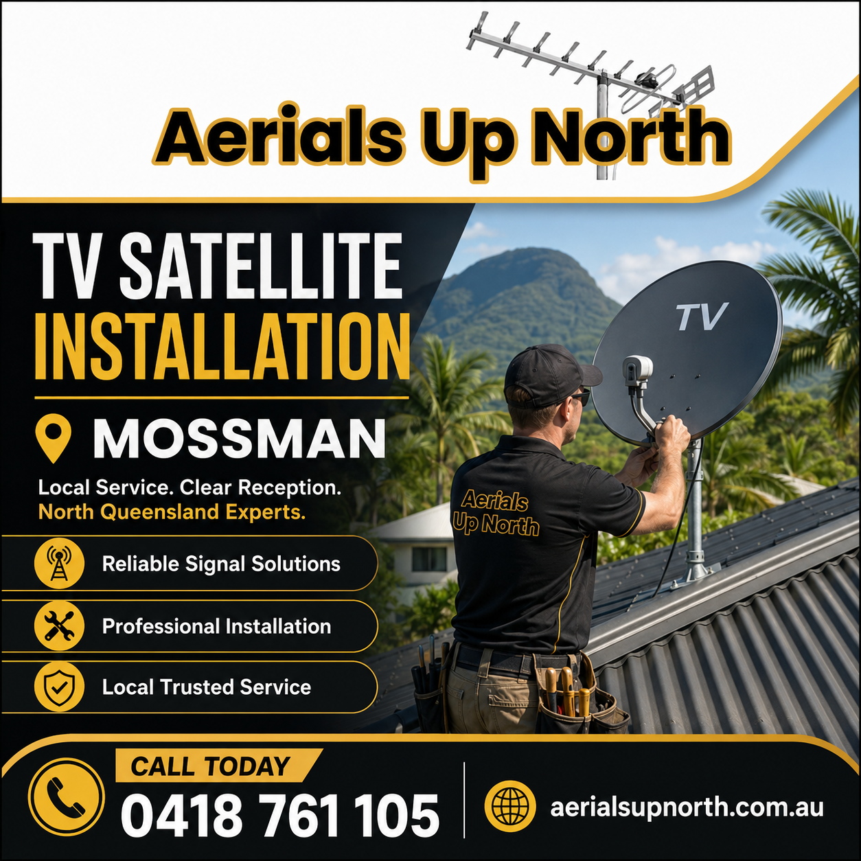TV Satellite Installation Mossman