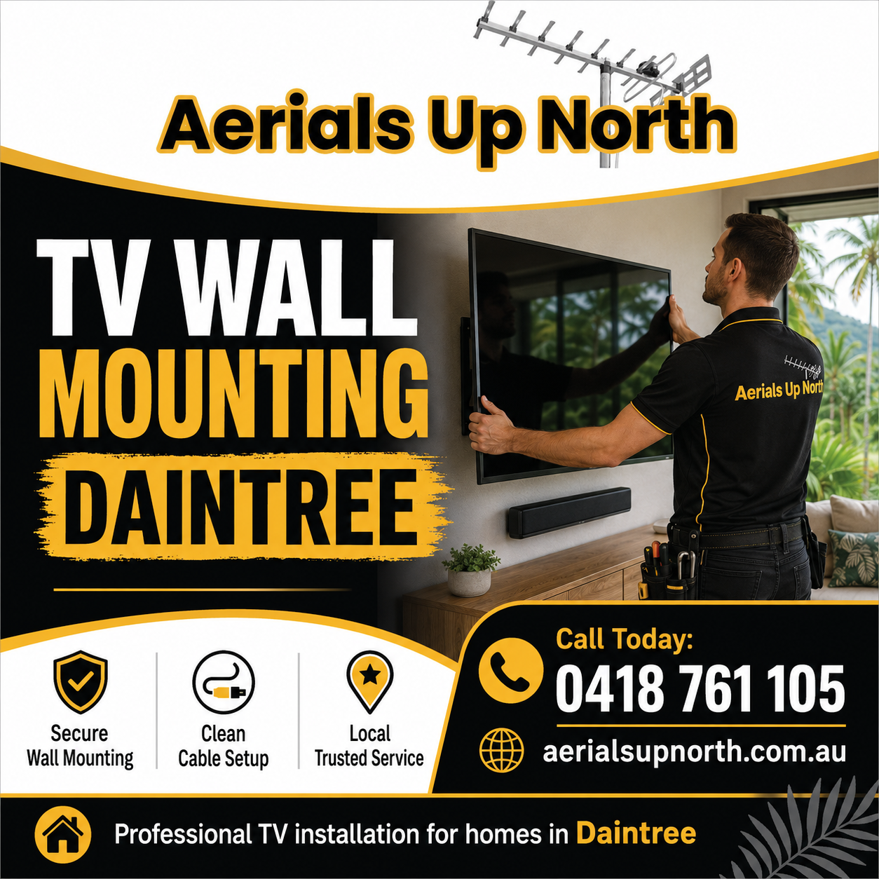 TV Wall Mounting Daintree