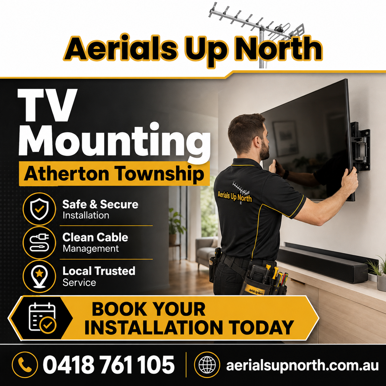 TV Mounting Atherton Township