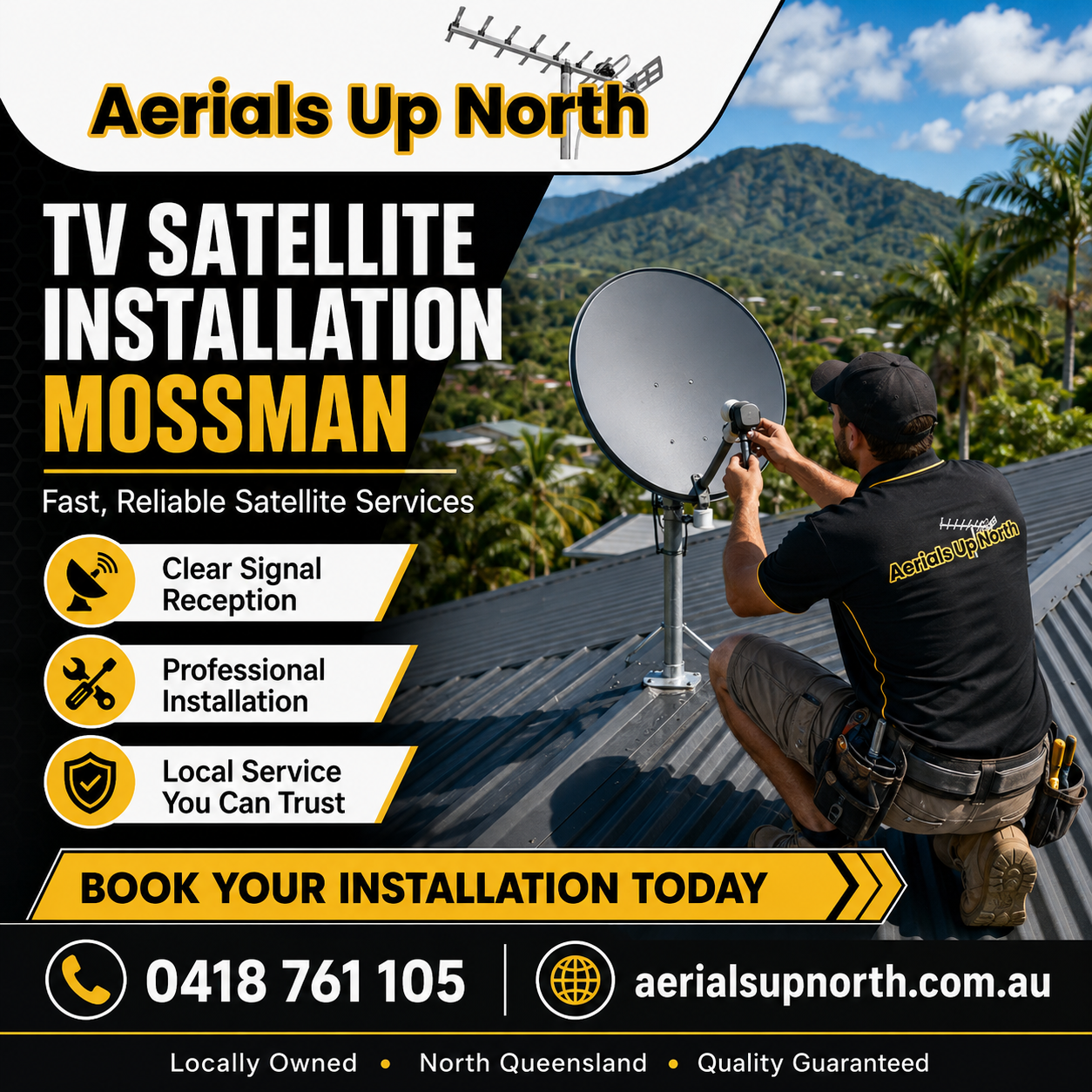 TV Satellite Installation Mossman